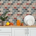 thumbnail image 6 of DEWOO Peel and Stick Backsplash - 10 Sheets of 12"×12" - 3D Adhesive Peel and Stick Tile Backsplash for Kitchen, Bathroom, Wall Tile, Multicolor, 6 of 12