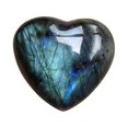 thumbnail image 1 of LUVCLS Piedra lunar de cristal natural en forma de corazón, cuarzo pulido, curación, nueva versión 2, 1 of 1