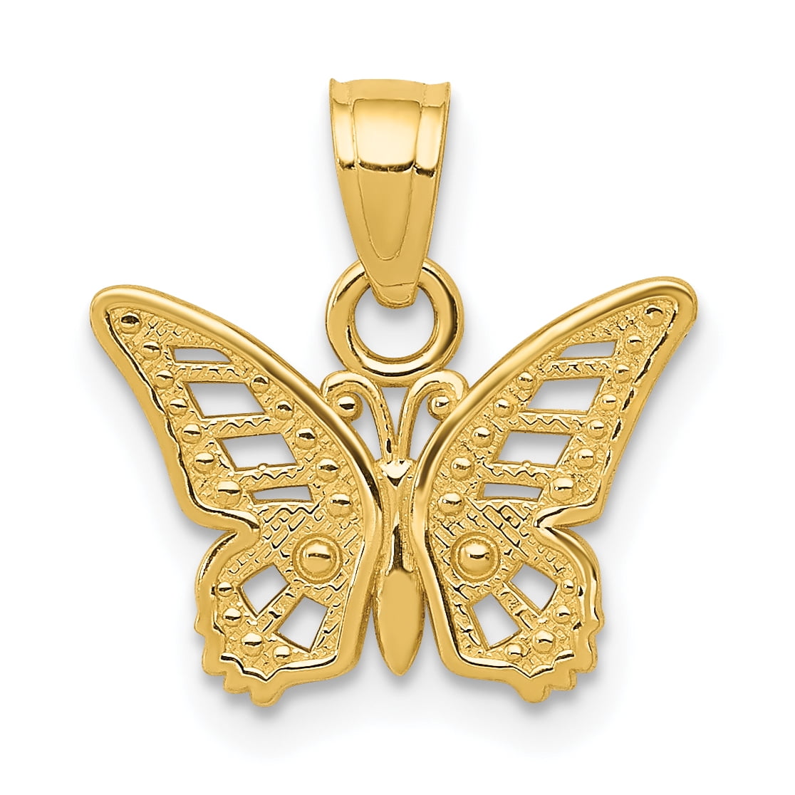 14k gold butterfly charm Clearance