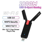 Fenvi Wifi 6 USB Dongle for Desktop PC 2.4GHz 5GHz AX1800 High Speed Wireless Network Wifi Adapter