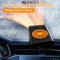 thumbnail image 3 of Calentador de coche Yiishuiil, 12 V, 200 W, parabrisas giratorio 360°, naranja, 3 of 7