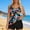 A176 Orange, variant on Xdegoge Swimsuits for Women Scoop Neck Mid Rise Boyshorts Tankini Sets Two Piece Bathing Suits Smooth Tropical Leaf Print Tummy Control Modest SPA