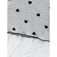thumbnail image 5 of Baby Girl Heart Print Contrast Lettuce Binding Tee & Pants, 5 of 5