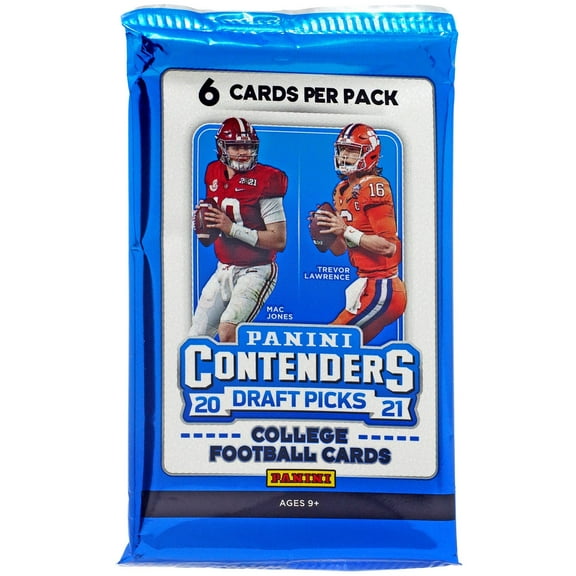 NFL Panini 2021 Contenders Draft Picks Football Trading Card BLASTER Pack (6 Cards)