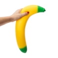 thumbnail image 2 of 14in Big Banana Squishy Fidget Toy , Giant Yellow Banana Stress Ball Slow Rebound Anxiety Relief Sensory Toy for Kids & Adults, 2 of 7
