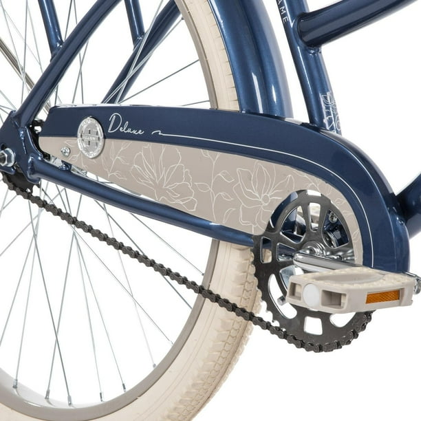 Huffy Deluxe 26-inch Cruiser for Women, Night Blue