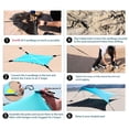 thumbnail image 4 of Carpa de playa portátil Bestset 305 x 305 cm UPF50+ a prueba de viento, 4 of 8