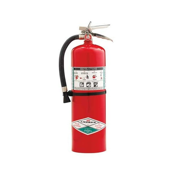 Amerex Fire Extinguishers with Wall bracket, Red, 27 lb