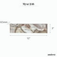 thumbnail image 7 of Myst Toffi Brown 3-in. x 12-in. Subway Brick Joint Marble Look Polished Glass Mosaic Wall Tile, 7 of 7
