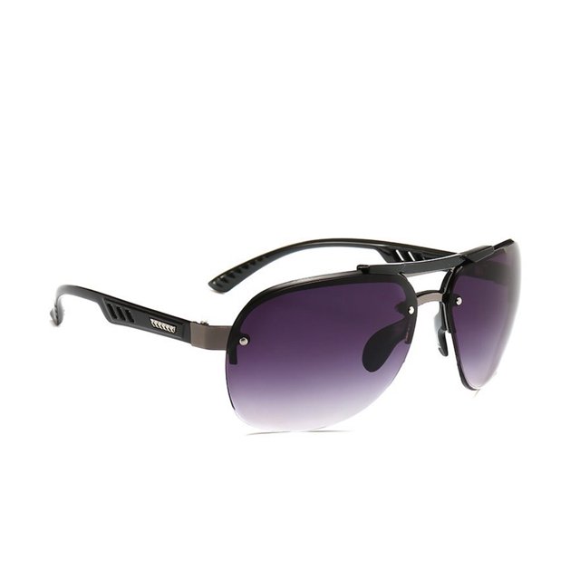Minnieouse Lujo Mujer Hombre Gafas de Sol Lentes Montura Metálica Transparente sin Type7 NO7 Minnieouse YJ1389-02