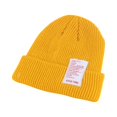 thumbnail image 1 of Children Knitted Beanie Hat Kids Hat Knitted Infant Baby Spring Autumn Hat (Turmeric), 1 of 4
