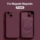 thumbnail image 3 of Original Liquid Silicone Magnetic Case For iPhone 11 13 12 14 15 Pro Max Plus For Magsafe Case Wireless Charge Cover Accessories, 3 of 5