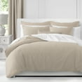 thumbnail image 2 of Classic Waffle Natural Duvet Cover Set King, 2 of 5