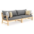 thumbnail image 4 of RST Brands Kooper 2 Piece Wood & Fabric 96" Outdoor Sofa - Charcoal Gray, 4 of 8