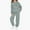 Gray, variant on Eltusu Girls Winter Outfit Sets, Sports Elastic Waist Long Sleeve Warm Hoodies and Sweatpants Sets Hot Pink Size 2-13T