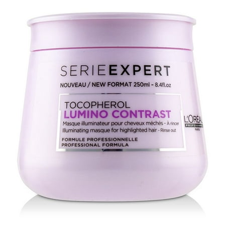 L'Oreal Professionnel Serie Expert - Lumino Contrast Illuminating Masque (For Highlighted Hair - Rinse Out) 250ml/8.4oz Hair