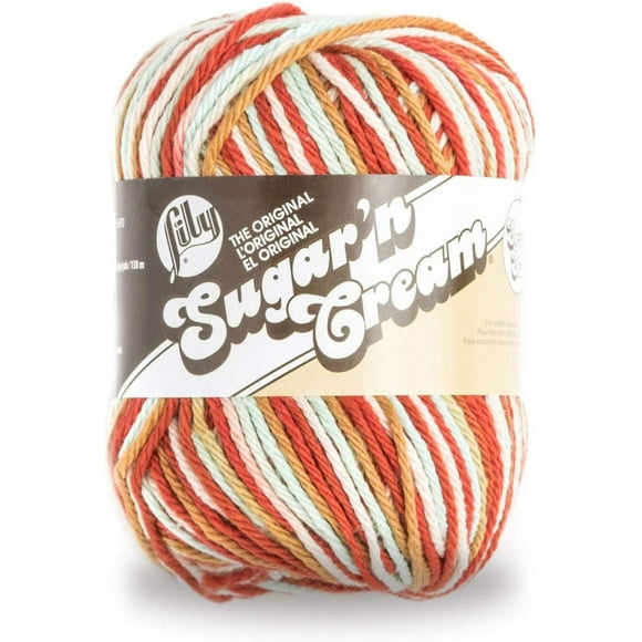 Lily Sugar'n Cream® Super Size Ombre Yarn, Cotton #4 Medium, 3oz/85g, 150 Yards