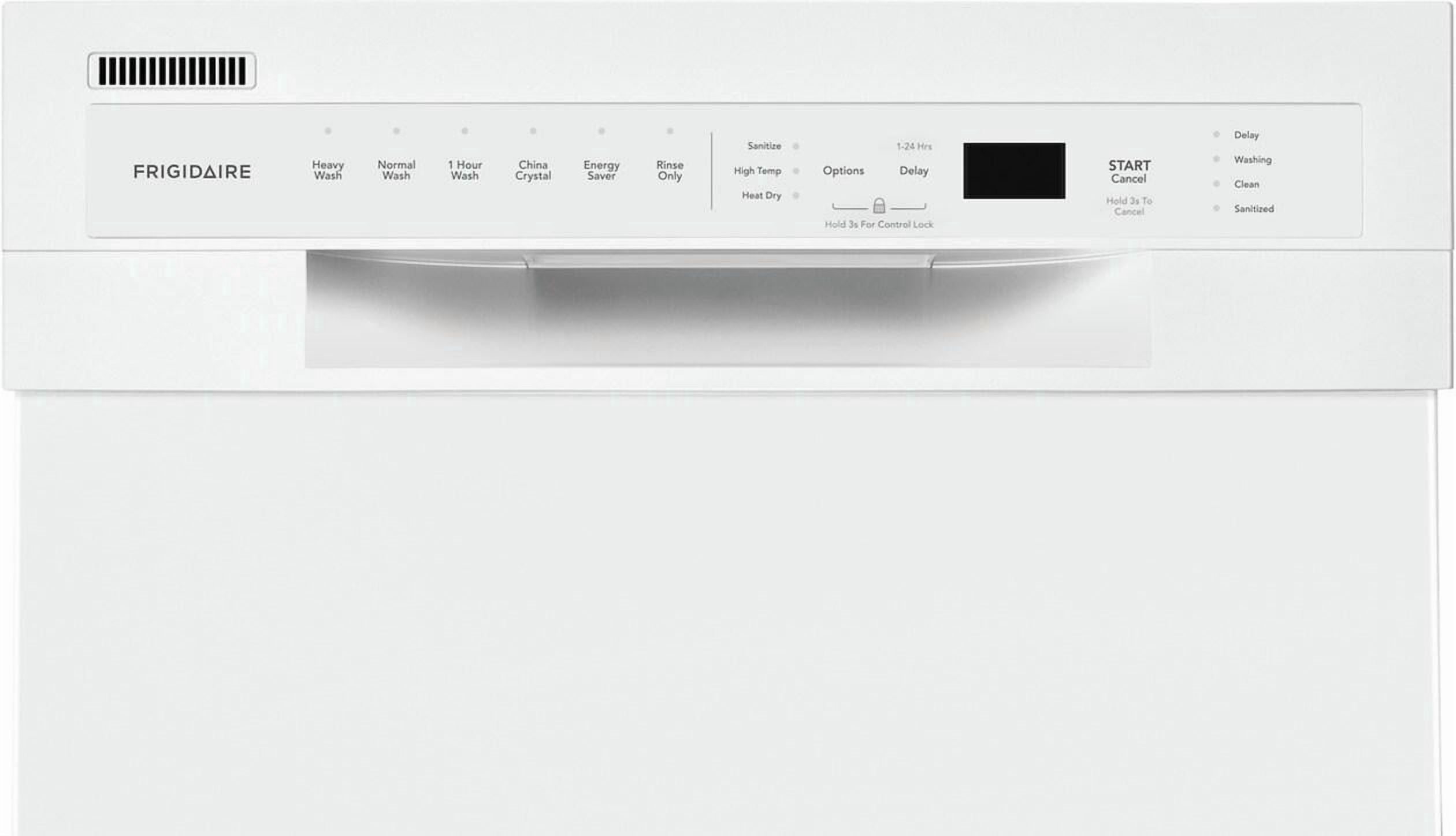Frigidaire FFBD1831UW 52dBa White 18 inch Built-in Dishwasher