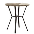 thumbnail image 4 of Wood and Metal 5 Piece Counter Height Dining Set, Gray and Black, 4 of 6