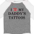 thumbnail image 4 of Inktastic I Love My Daddy's Tattoos Boys or Girls Long Sleeve Baby Bodysuit, 4 of 5