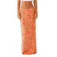 thumbnail image 1 of Falda larga SOOKABEILA con bordado floral de lentejuelas para mujer, 1 of 6