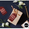 thumbnail image 4 of Inkdotpot Real Rose Gold Foil Hugs And Kisses From The New Wedding Tags Favor Hang Paper Tags 50 Pieces, 4 of 6