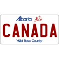 thumbnail image 1 of Alberta Canada Photo License Plate, 1 of 1