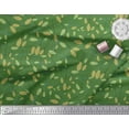 thumbnail image 2 of Soimoi Green Poly Georgette Fabric Clover Floral Print Sewing Fabric Yard 52 Inch Wide, 2 of 3