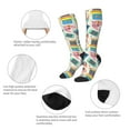 thumbnail image 6 of Easygdp Playing Video Games Soccer Socks Sport Knee High Socks Calf Compression Athletic Socks for Men and Women, 6 of 9