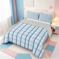 thumbnail image 2 of Erosebridal Lines Art Queen Comforter Set,Abstract Striped Comforter Sets Queen,Light Gray Reversible,3-Piece,1 Comforter and 2 Pillowcases, 2 of 7