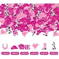 thumbnail image 3 of JOYMEMO 200 Pieces Disco Cowgirl 1st Birthday Confetti - Disco Cowgirl 1st Birthday Party Decorations, Hot Pink Paper Table Confetti Scatters for Western Space Cowgirl Rodeo First Birthday, 3 of 3