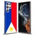 thumbnail image 1 of TalkingCase Slim Phone Case Compatible for Samsung Galaxy S22 Ultra 5G, Flag Philippines Print, Thin Light, Flexible, Soft, USA, 1 of 6