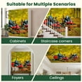thumbnail image 5 of Peel and Stick Wallpaper Canvas Lawn mowers autumn parktwo them Modern Art Wall Mural Decor Self Adhesive and Removable 100in x 144in, 5 of 5
