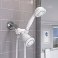 thumbnail image 2 of Keeney K750WH Stylewise 3 Function, 3 Way Shower Head Kit, White, 2 of 8