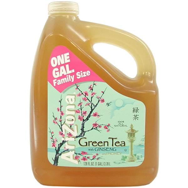 Arizona Green Tea with Ginseng & Honey Tea, 1 Gallon