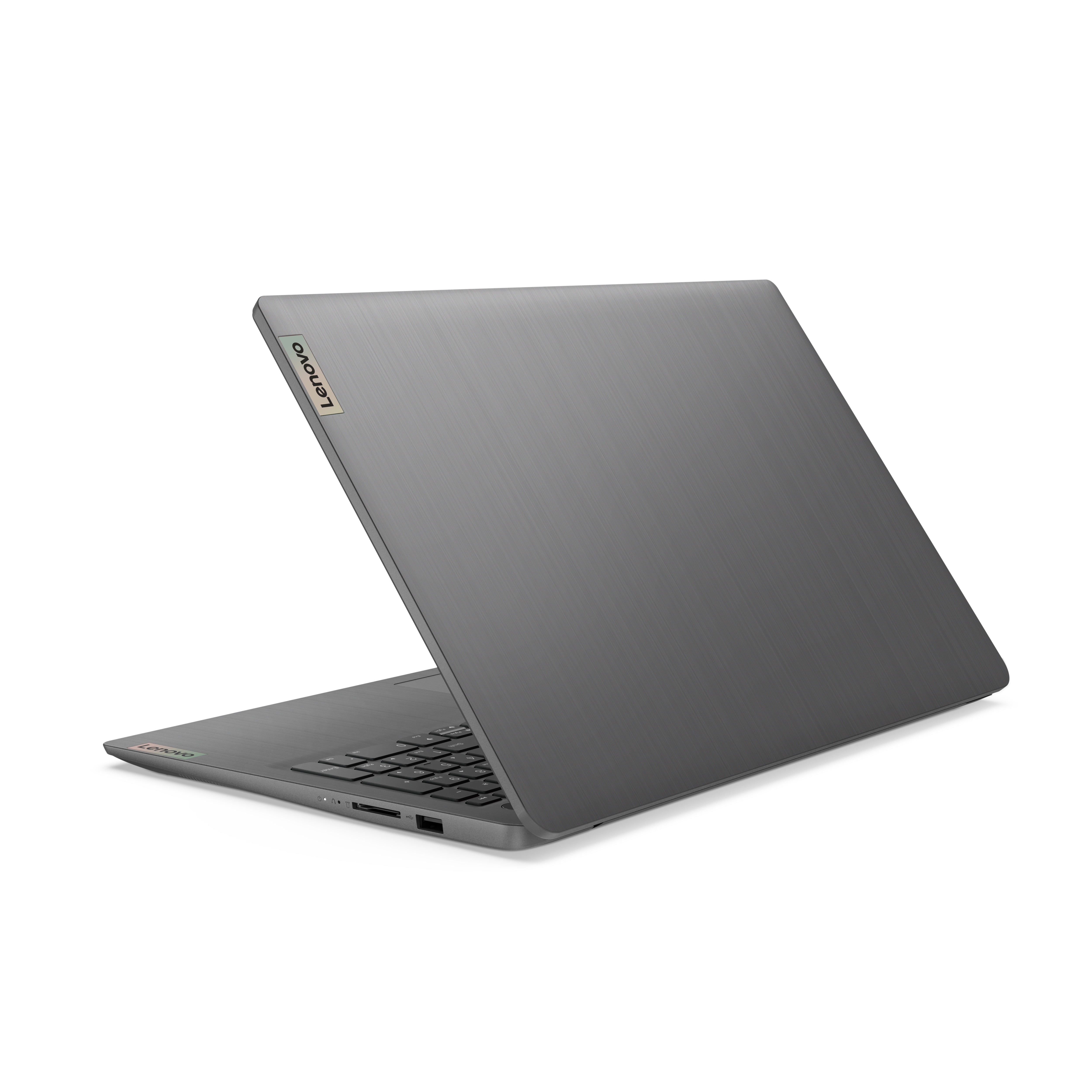 Lenovo IdeaPad 3i 15", Intel Core i7-1255U, 16GB RAM, 512 GB SSD, Arctic Grey, Windows 11 Home, 82RK017QUS
