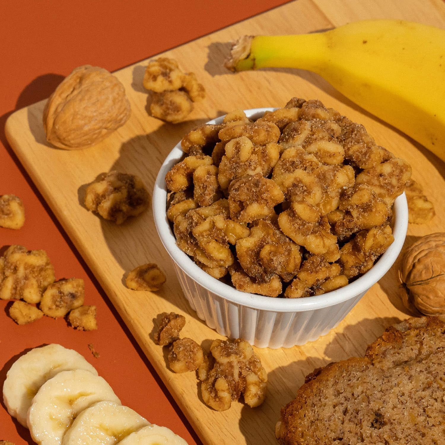 (Pack Of 10) Earthside Farms Walnuts Banana Bread 1.5 Oz
