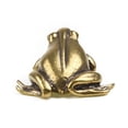 thumbnail image 5 of Girlsshop Ornaments Vintage Brass Frog Small Size For Tea Toy Tabletop Decoration, 5 of 9