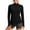 Black a1, variant on Womens UPF 50+ Sun Protection Long Sleeve Shirt with Pockets Quick Dry 1/4 Zip Pullover Athletic Top for Golf Tennis S-3XL