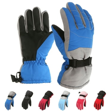 Waterproof Winter Gloves for Kids Full Finger Insulated Sports Gloves for Skiing and Cycling