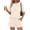 Beige, variant on 2 Piece Lounge Sets For Women Summer Airport Travel Vacation Outfits Loose Matching Clothing Spring Short Set