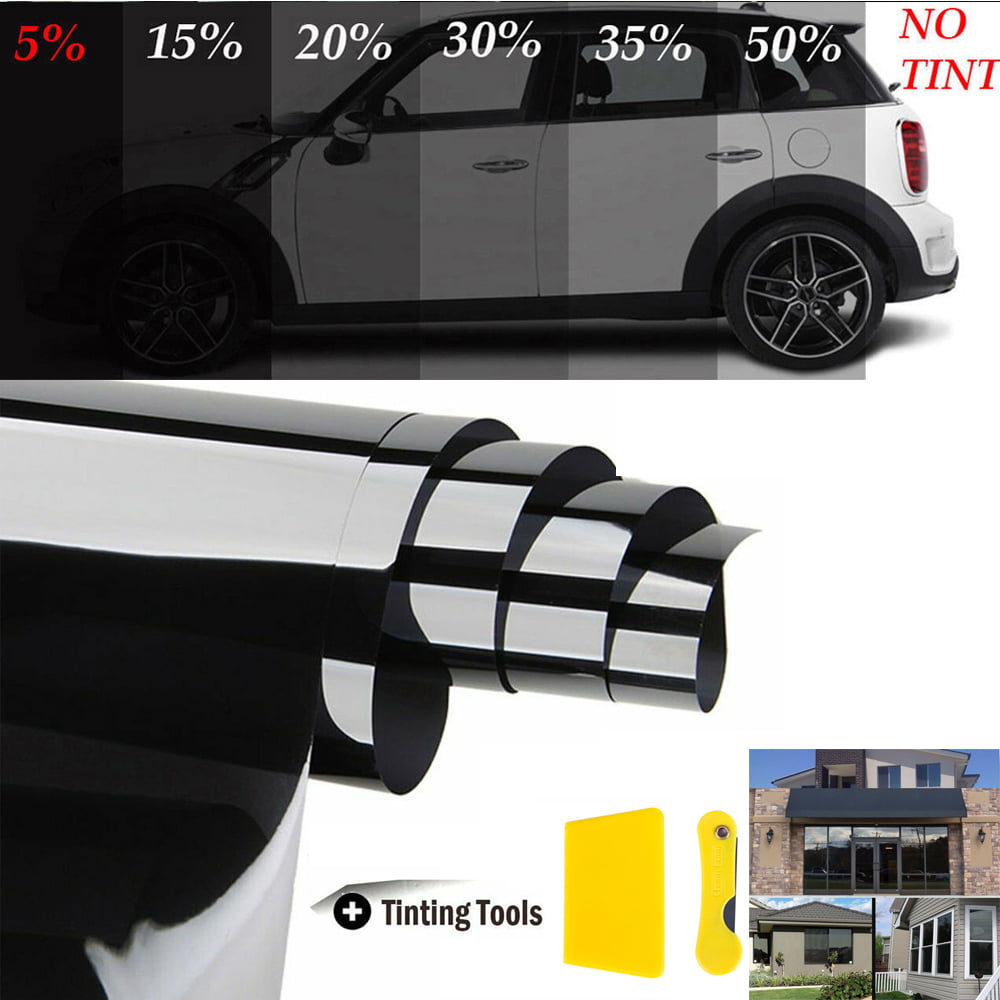 30in x 600in MKBROTHER 50% VLT 30 in x 50 Ft Heat & UV Block Professional Window Tint Adhesive Film Auto Car 