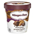 thumbnail image 5 of Haagen Dazs Chocolate Peanut Butter Ice Cream, Gluten Free, Kosher, 14 oz, 5 of 12