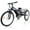 Black Orange, variant on EastVita 3 Wheel Electric Bicycle,350W Motor Electric Tricycle for Adults,24" Fat Tire Motorized Bicycle w/ 36V 10Ah Removable Battery,7 Speed Electric Trike up to 50+ Miles,3 Modes