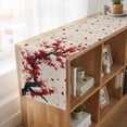 thumbnail image 6 of Table Runners 72 Inches Long Dress Scarves, Red Flowers Farmhouse Kitchen/Dining Table Runner, Coffee Tablerunners, Vintage Chinese Painting Plum Branches 14x72 Inch, 6 of 9