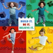 BiggoBlocks Jumbo Cardboard Building Blocks for Kids Ages 3-8, Indoor & Outdoor Play, Large Blocks (96 Pieces)