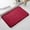Red, variant on Byujiro Floor Mat 1pc Foam Bath Rug Embossed Bathroom Mat Water Absorbent and Washable Bath Rugs Non-Slip Thick Soft and Comfortable Carpet for Show Door Mat