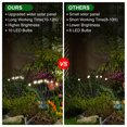 thumbnail image 3 of Unique Bargains Solar Garden Lights  10 LED Lamp Solar Swaying Firefly Light, Sway by Wind, Waterproof Solar Outdoor Lights (2PCS), 3 of 7