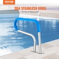 thumbnail image 2 of Barandilla de piscina VEVOR de acero inoxidable 304 para piscinas 32x23 cm, 2 of 9