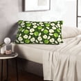 thumbnail image 6 of Yiaed Green Fruit Print Brushed Microfiber Envelope Pillowcases, Standard,Envelope Closure Pillow Cases(Without Pillow Core)-16"x24", 6 of 6